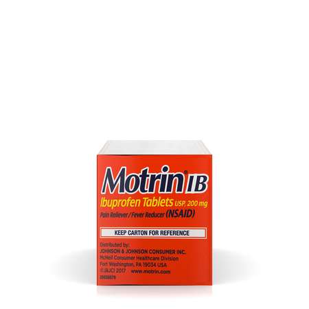 MOTRIN Motrin Ibuprofen Caplets 24 Caplets, PK48 3048126
